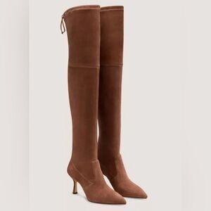 Stuart Weitzman Tan Over-the-Knee Boots